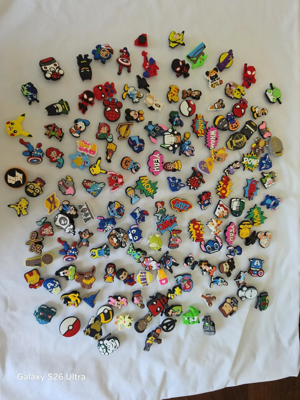 Massive Wholesale Variety Pack - 130+ Piece Shoe Charms Mega Bundle